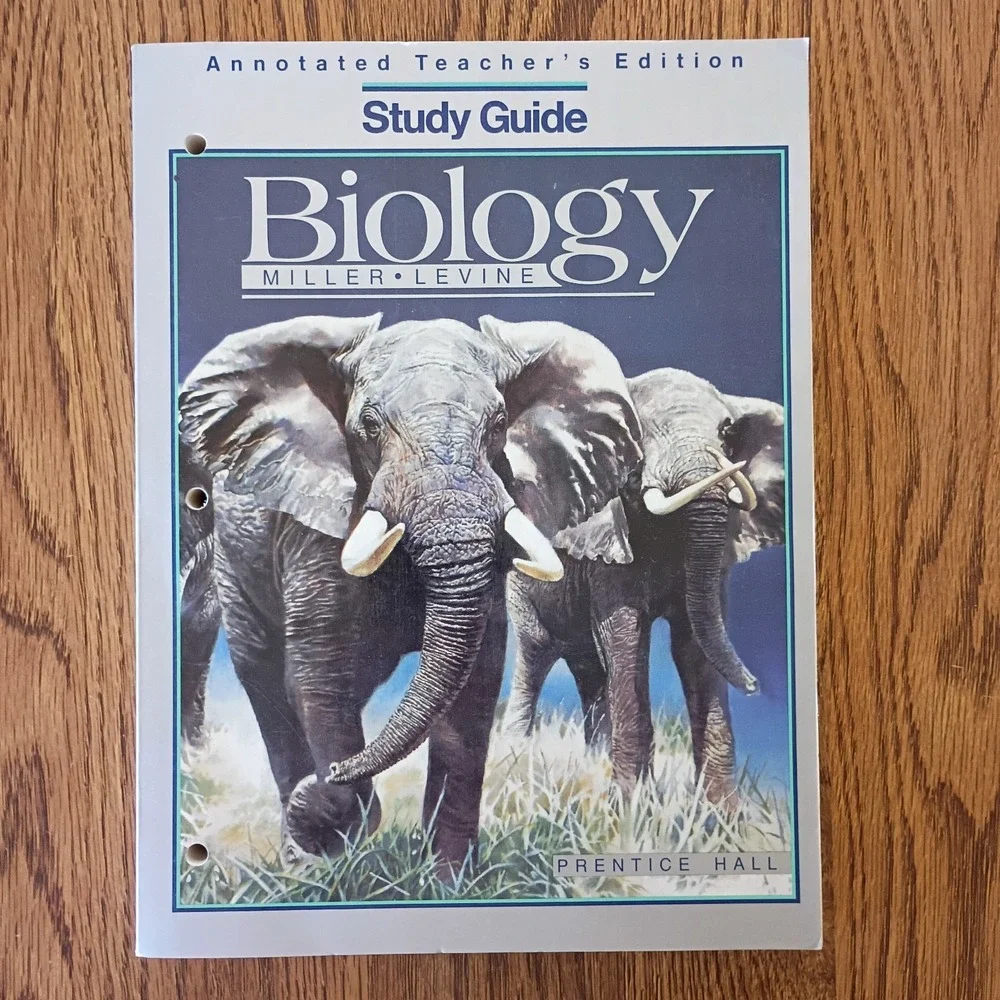 Biology Study Guide, Annotated Teacher's Edition, Miller and Levine Paperback
